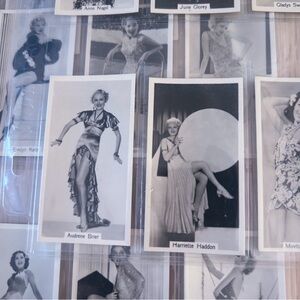 Vintage Cigarette Card Lot 1930s Beauties Of Today Pinup Collectibles